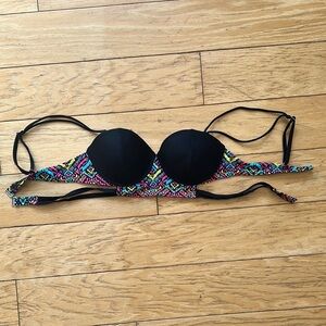 Colorful Tribal Women's Swim Top in Large